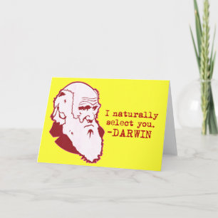 Cartão De Festividades Darwin