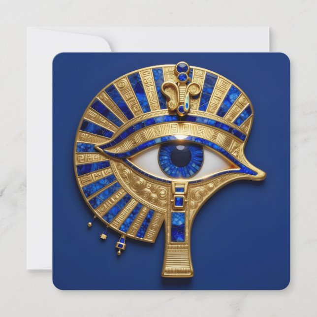 Cartão De Festividades Das Ägyptische Auge´8 (Frente)