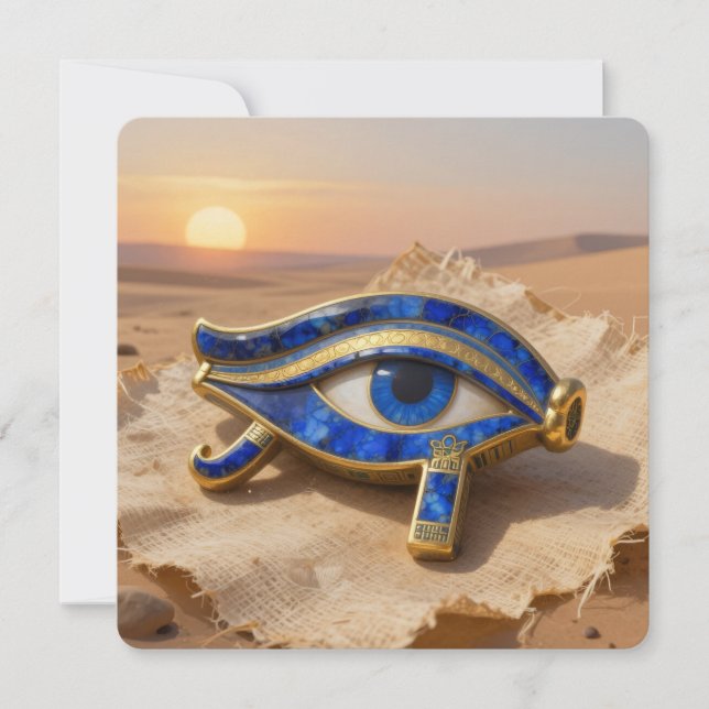 Cartão De Festividades Das Ägyptische Auge´9 (Frente)