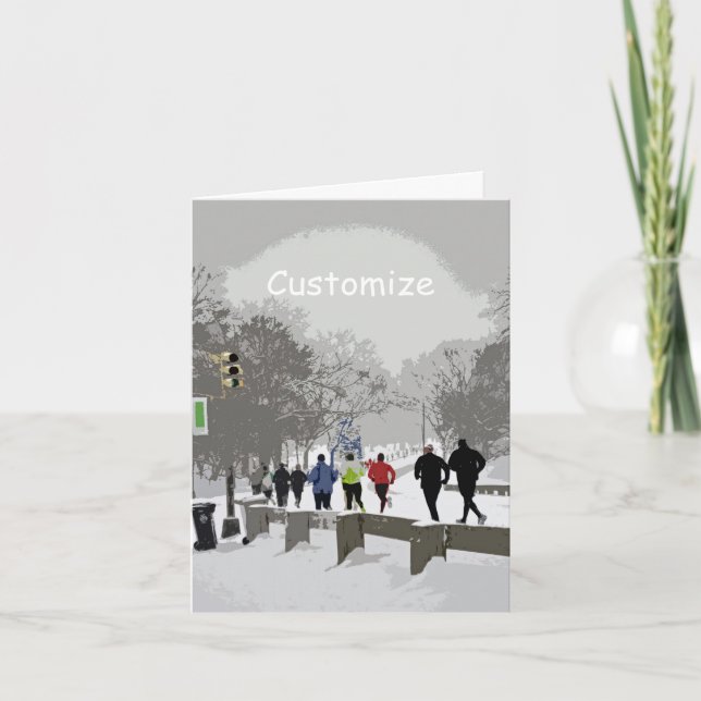 Cartão De Festividades Dashing for Holidays (Frente)