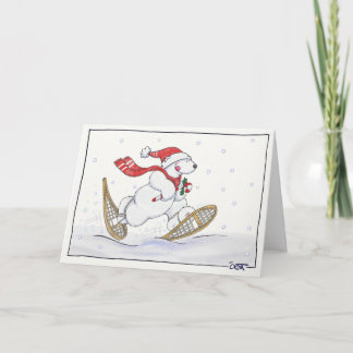 Cartão De Festividades Dashing Through the Snow!