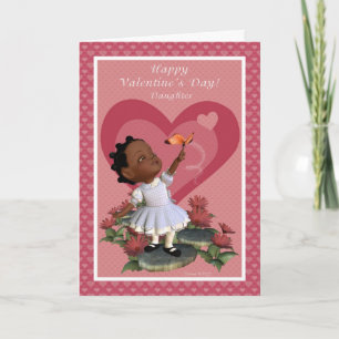 Cartão De Festividades Daughter Butterfly Girl Valentine's Day Card