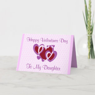 CARTÃO DE FESTIVIDADES DAUGHTER VALENTINES DAY CARD