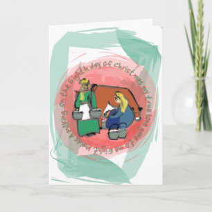Cartão De Festividades Day 8 - 12 Days of Christmas Cards