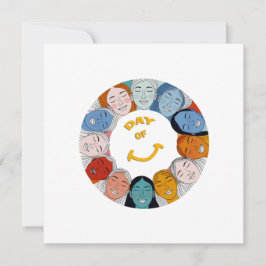 Cartão De Festividades Day of Happiness