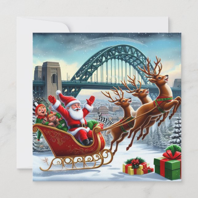 Cartão De Festividades De Toon Com Amor (Frente)