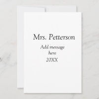 De volta à apreciação dos professores da escola, a