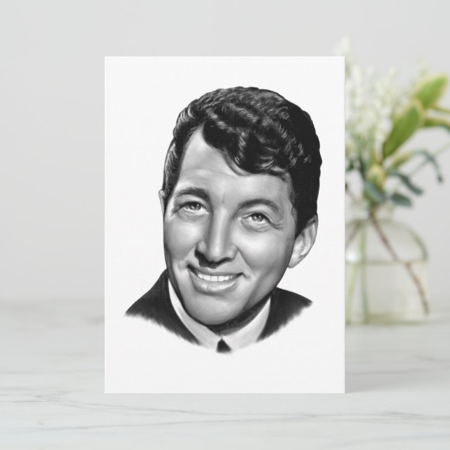 Cartão De Festividades Dean Martin (Em pé/Frente)