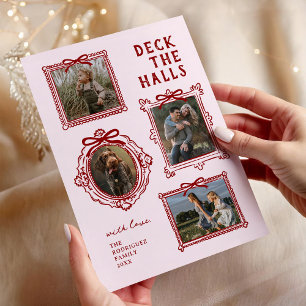 Cartão De Festividades Deck The Halls 4 Fotografia Natal