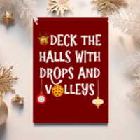 Deck The Halls Cai Volleys Pickleball no Natal