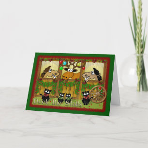 Cartão De Festividades Deck the Stalls