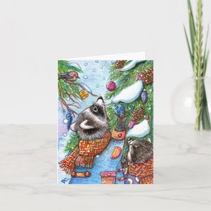 Cartão De Festividades Decoração de Árvore