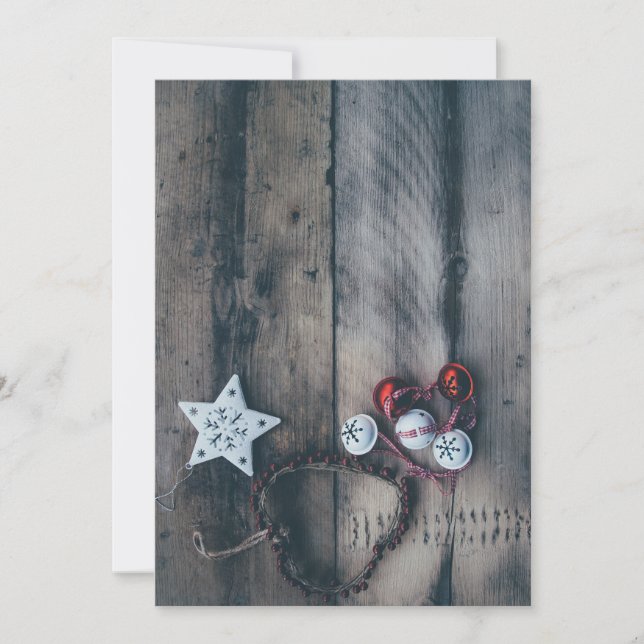 Cartão De Festividades decorações de árvore de Natal (Frente)