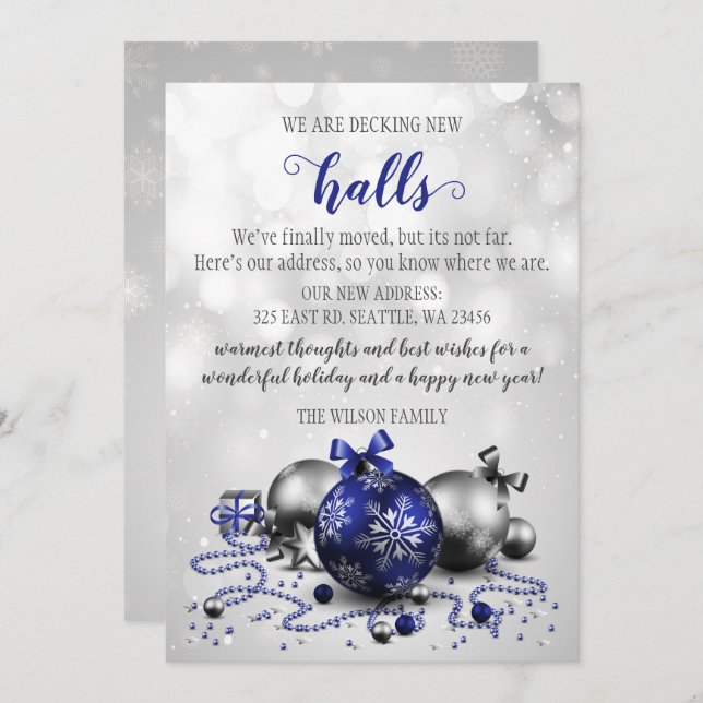 Cartão De Festividades Decorações de Natal Desenterrando os novos corredo (Frente/Verso)