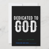DEDICADO A DEUS TEXTO BRANCO PERSONALIZÁVEL LEGAL
