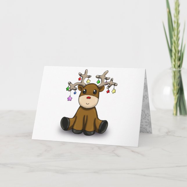 Cartão De Festividades Deers (Frente)