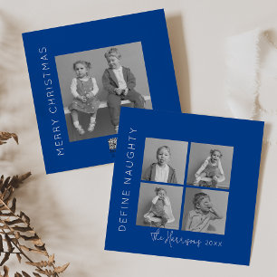 Cartão De Festividades Defina Safado 5 Colagem de Fotos Natal