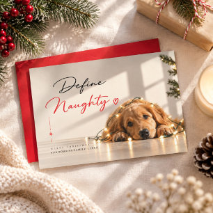 Cartão De Festividades Definir Foto Engraçada de Cachorro com Rótulo Mali