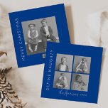 Cartão De Festividades Definir travessura | 5 Fotografia Colagem Natal<br><div class="desc">Celebre o feriado enviando esses cartões de natal de natal alegres e divertidos para amigos e familiares! Este cartão especial de natal inclui uma colagem de quatro fotos na frente e uma foto maior no verso juntamente com um cartões de natal clássico,  seu(s) nome(s) e o ano.</div>