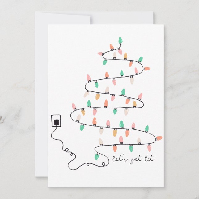 Cartão De Festividades Deixe-me fazer uma citação no Natal (Frente)