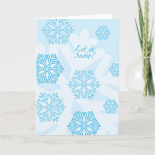 Cartão De Festividades Deixe-o nevar!