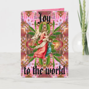 Cartão De Festividades Deixe que a Terra receba seu Rei