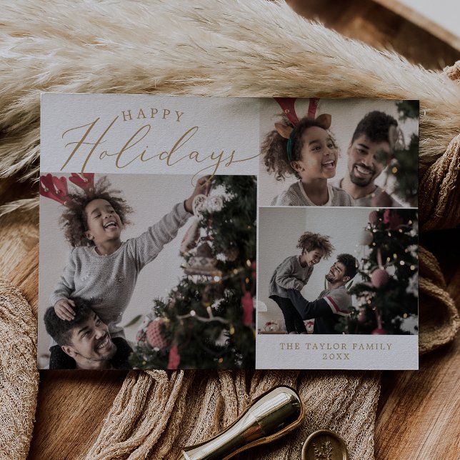 Cartão De Festividades Delicar feriados felizes Dourados 3 Foto (Criador carregado)