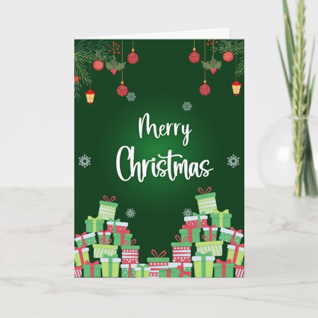 Cartão De Festividades "Delícia Festiva" (Frente)