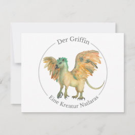 Cartão De Festividades Der Griffin - Eine Kreatur Natlaras