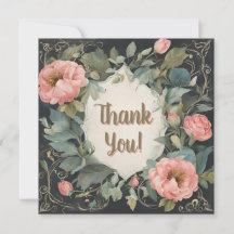 Desconto Personalizado de Agradecimento Floral Fab