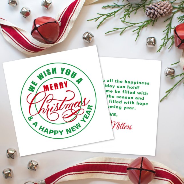 Cartão De Festividades Desejamos-Lhe Um Feliz Natal (Criador carregado)
