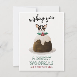 Cartão De Festividades Desejando a você e a sua Feliz Woofmas