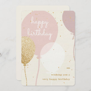 Cartão De Festividades Desejando-lhe um aniversário muito feliz