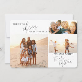 CARTÃO DE FESTIVIDADES DESEJANDO QUE VOCÊ CHEER PARA O NOVO ANO