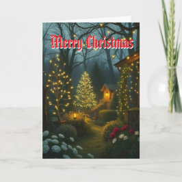 Cartão De Festividades Desejando um Feliz Natal