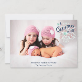 Cartão De Festividades Desejo de Natal