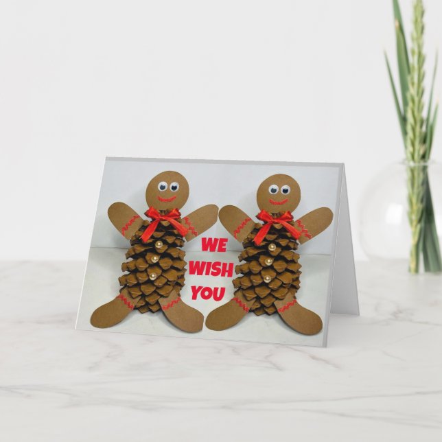 CARTÃO DE FESTIVIDADES *DESEJO DOCE* PARA MEU QUERIDO NO NATAL (Frente)