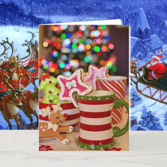 Cartão De Festividades Desejos De Aquecimento De Férias De Negócios Para  (Criador carregado)