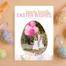 Desejos de Páscoa Hippity Hoppity Personalizados c