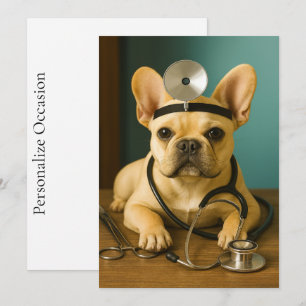 Cartão De Festividades Desejos de Recuperação Presente de Cachorrinho Méd