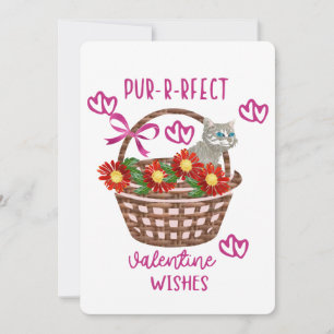 Cartão De Festividades Desejos de São Valentim Perfeitos 