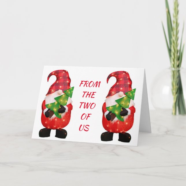 CARTÃO DE FESTIVIDADES DESEJOS DOS "DOIS DE NÓS" (Frente)