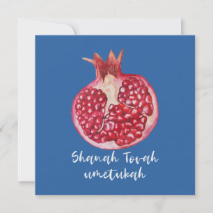 Cartão De Festividades Desejos Hebraicos de Rosh Hashaná Shana Tovah