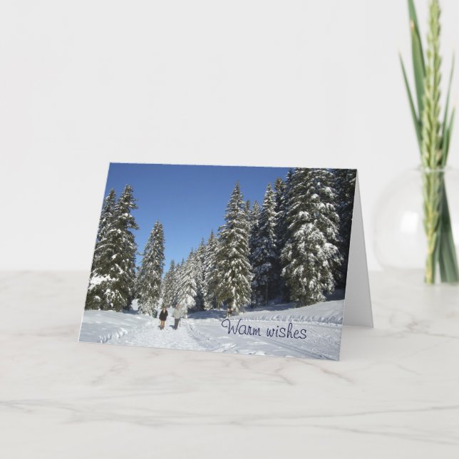 Cartão De Festividades Desejos quentes (Frente)