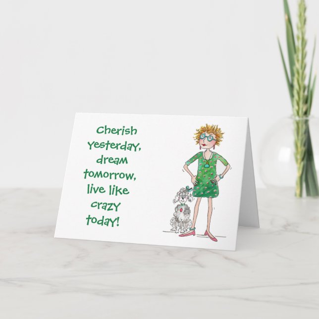 Cartão De Festividades Desenho do aconselhamento amigável de Jovem Assegu (Frente)