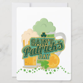 CARTÃO DE FESTIVIDADES DESENHO ST PATRICK