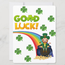 CARTÃO DE FESTIVIDADES DESENHO ST PATRICK