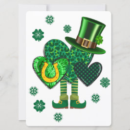 CARTÃO DE FESTIVIDADES DESENHO ST PATRICK