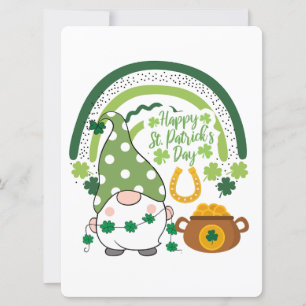 CARTÃO DE FESTIVIDADES DESENHO ST PATRICK