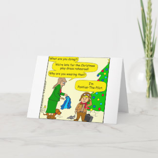 Cartão De Festividades Desenhos animados de 787 Pontius Pilate